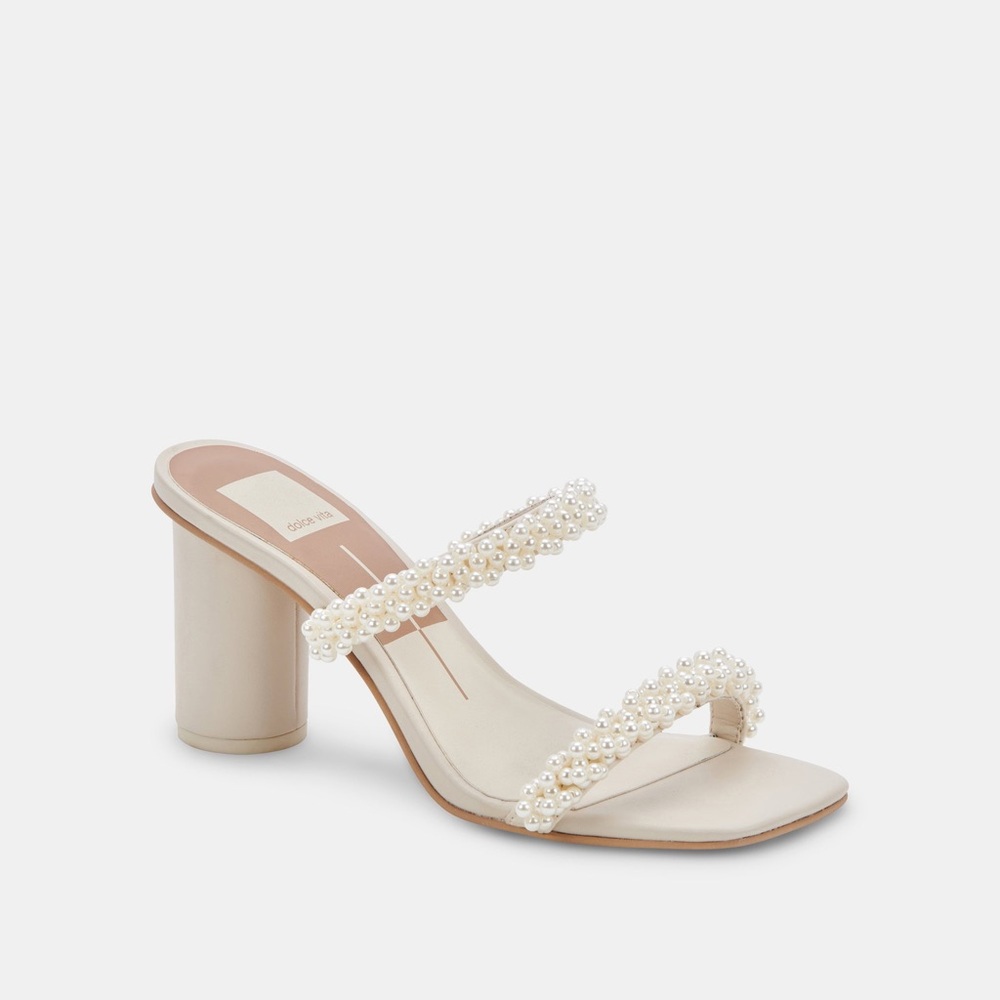 Dolce Vita | Noel Heels Vanilla Pearls
